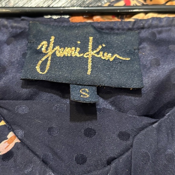 Yumi Kim Navy Floral Top Size Small - Picture 4 of 4